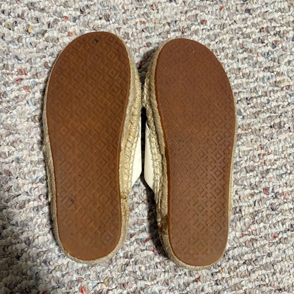 Tory Burch Bima Ivory Espadrille- Size 5.5 - Picture 7 of 7